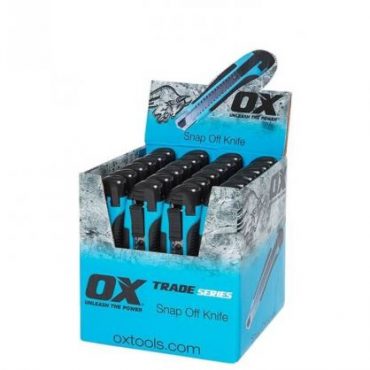 OX Trade 18mm Snap-Off Knife (24-pack)